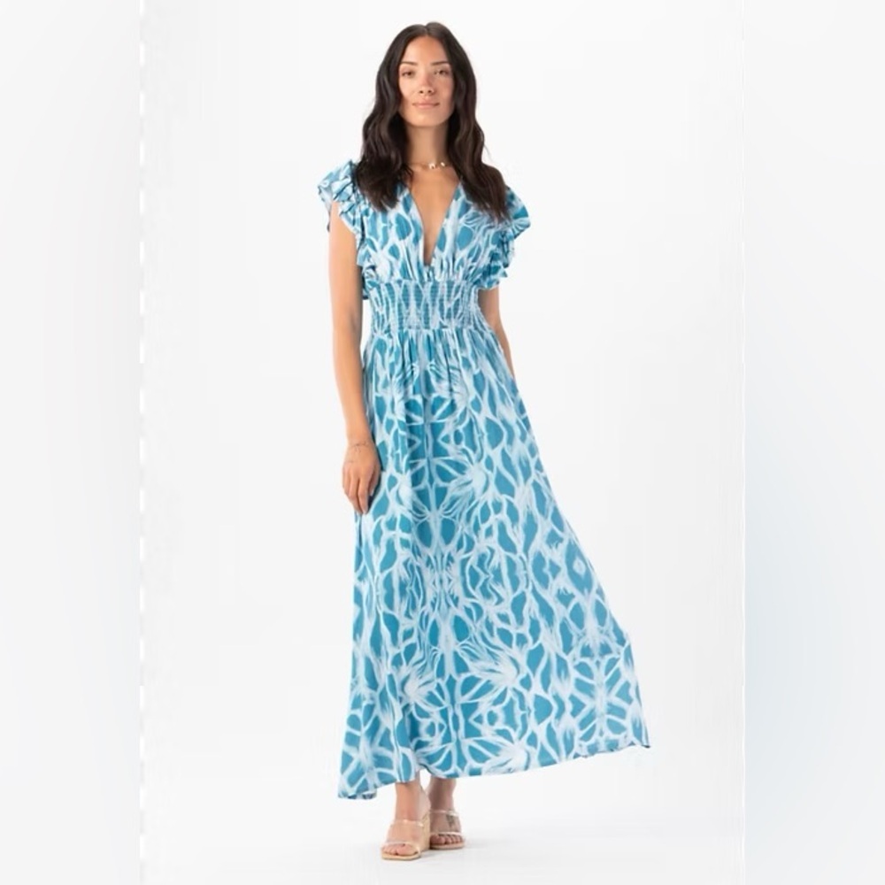 Tiare Hawaii Dahlia Maxi Dress size small